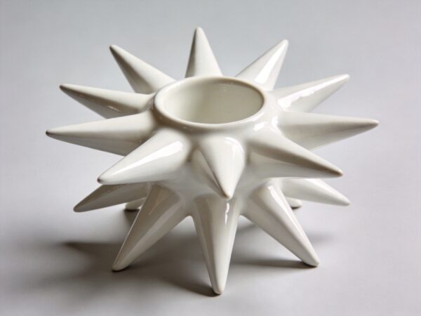 Ceramic Starburst Candle Holder